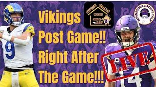 Live!!! Rams vs Vikings Post Game