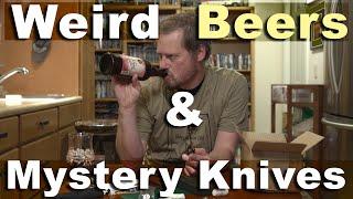 Weird Beers, Butt Shirts & Mystery Knives.  W/ Protech, Microtech from PVK Vegas.