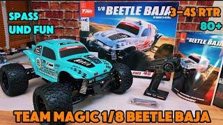 Wüstenbuggy! FUN BASHER Team Magic Baja Beetle 1/8 RTR 80 km/h im UNBOXING