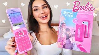 barbie flip phone unboxing & review!! 