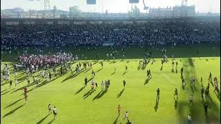 Celebración,  el Salamanca CF UDS logra el ascenso a Segunda RFEF