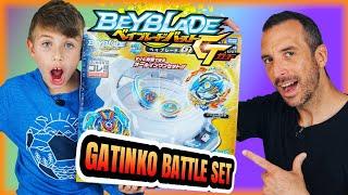 Beyblade Burst GT Gatinko Battle Set Unboxing! Slash Valkyrie - Ace Dragon - Beystadium Awesomeness!