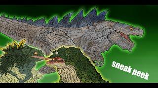 GODZILLA VS ULTRAMONSTERS! SNEAK PEEK!! KAIJU MOMENTS!!!!