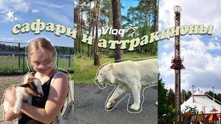 VLOG:сафари/животные) аттракционы•°` летние каникулы°`