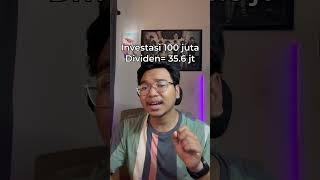 Butuh Modal berapa untuk dapat 10 Juta/bulan dari Dividen Saham? - Shorts