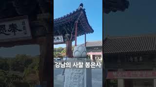 강남의 사찰 봉은사 #서울 #도보여행 #강남