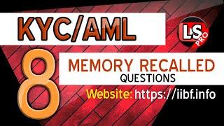 IIBF - KYC/AML Certification Questions with Explanation