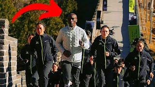 Kipchoge Runs Great Wall Of China As Warmup