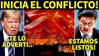 TRUMP QUEDO FRIO! CHINA LE RESPONDE, WALL STREET SE DESPLOMA. ULTIMA HORA