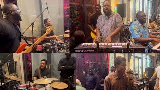 Enjoy some sweet Hi life jam session with the Afro Band ft JAMES MIREKU||EMMA ON BASS||Fun time