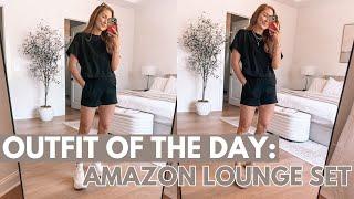 AMAZON LOUNGE SET Styled 2 Ways! *Daily Outfit Series* | Moriah Robinson