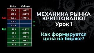  Механика рынка криптовалют. Сведение ордеров [Урок 1]