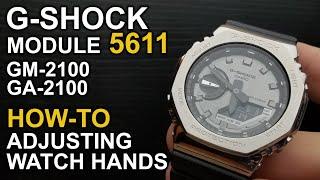 Adjusting watch hands - Gshock Module 5611 - GA 2100 & GM 2100