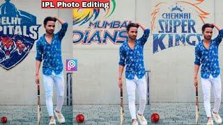 IPL Team Photo Editing Tutorial 2020 in PicsArt step by step in Hindi - Mr. Nawab Editor