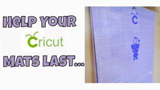 Do this with your Cutting Mats! Cricut Mat Dust Cover - Label Tutorial