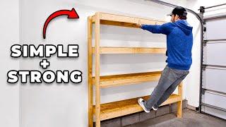 Super Efficient 2x4 Garage Shelves | DIY Garage Storage