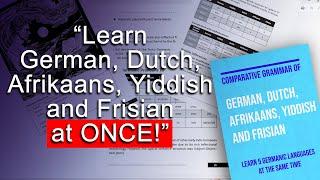 My New Book: Learn German, Dutch, Afrikaans, Yiddish and Frisian at the Same Time!