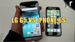 LG G5 vs Apple iPhone 6s hands on | MWC 2016