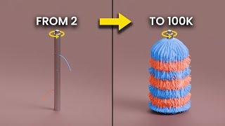 The Most Mesmerizing 3D Physics Showcase | Hair Particles, Cloth Animation & More!