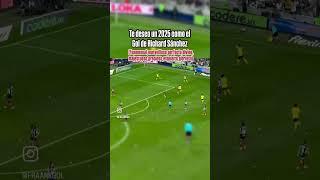 Este #2025 te vaya como el golazo de Richard Sánchez #clubamerica #futbol #gol