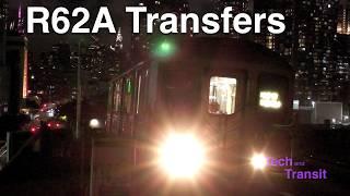 R62A transfer trains in Long Island City