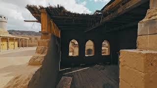 Ancient city with FPV drone