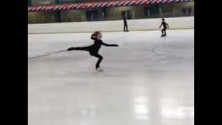 Sofia Akatieva 11 y.o. (RUS) - 3A-3T(r) (In Practice)