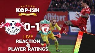 RB LEIPZIG 0-1 LIVERPOOL | REDS KEEP 100% UCL RECORD | LIVE MATCH REACTION & PLAYER RATINGS