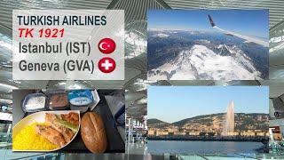 Flight from Istanbul to Geneva in the best economy class in Europe? - trip report