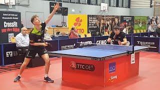 2.Bundesliga | TTBL Niveau in Bad Homburg C.Andras(2407TTR)  A.Putuntica(2364TTR)