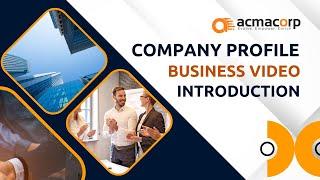 AcmaCorp Company Profile Business Video introduction