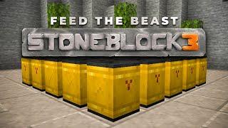 StoneBlock 3 EP21 Mekanism Polonium Pellet Automation