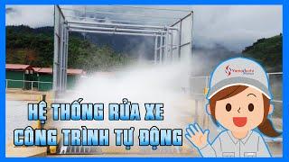 Máy rửa xe công trường - rửa gầm xe, bánh xe - rửa container - Hotline: 0949409690