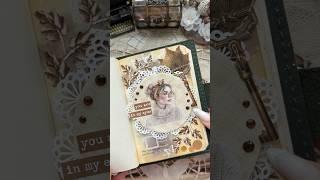 ASMR journal Whispers of Autumn️️|#asmr #journaling #scrapbooking #journal #diy #fyp