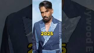 Sunil Shetty Age Transformation | Life Journey | #shorts #sunilshetty #evolution #journey