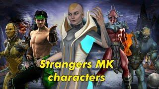 Unknown and strangers characters of Mortal Kombat