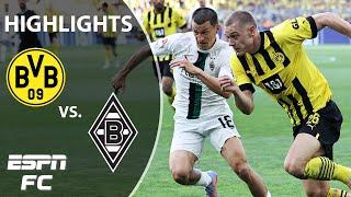 Borussia Dortmund vs. Borussia M'gladbach | Bundesliga highlights | ESPN FC