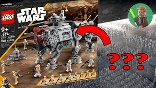 How Many LEGO Clones Fit? Ep.1: Star Wars' Republic AT-TE