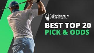 Shriners Open 2022 PGA - Top 20 Pick & Best Odds