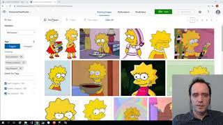 Simpsons Image Classification - Azure Custom Vision Part 1