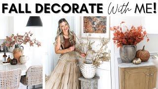 FALL DECORATING IDEAS || AUTUMN STYLING TIPS || 2023 FALL DECORATE WITH ME || AUTUMN DECOR