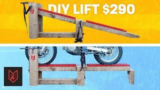 DIY Roll-On Motorcycle Lift for $290