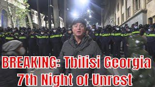 Tbilisi Georgia: 7th Night of Unrest Kicks Off