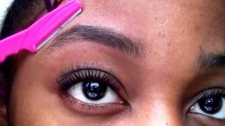 EYEBROW SHAPING FOR BEGINNERS | full EYEBROW TUTORIAL| razor