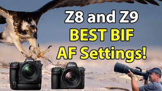 Nikon Z8 & Z9: BEST Bird-In-Flight Autofocus Settings