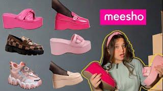  MEESHO FOOTWEAR HAUL 2025!  Affordable Shoes Online  | Loafers, Boots, Pumps, Wedges, Heels shoe