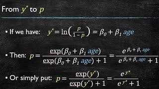 Video 8: Logistic Regression - Interpretation of Coefficients and Forecasting