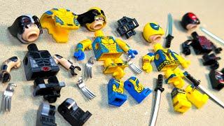 lego wolverine Deadpool | wolverine xforce | yellow deadpool | minifigures lego unofficial