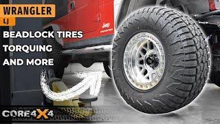 LJ Build pt.4 Beadlock Tires & Front End Suspension - Core4x4