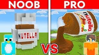 NOOB vs PRO: NUTELLA House Build Challenge in Minecraft